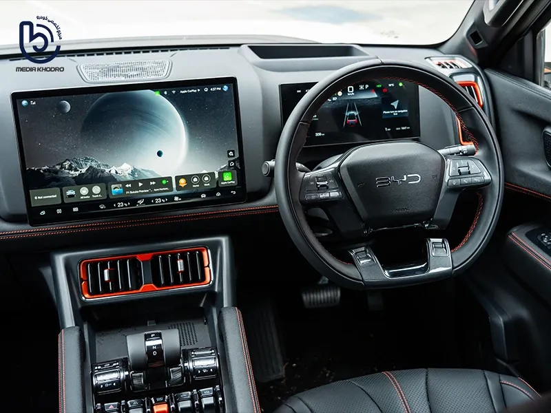 کابین BYD Shark 6